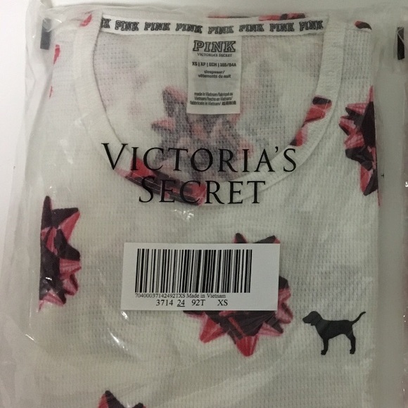 🆕VICTORIA’S SECRET PINK - COZY WAFFLE SLEEP SHIRT - NWT - Picture 2 of 7